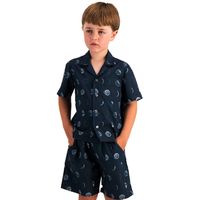 Woodstock Laundry Boys Short Pyjamas - Moons - 7/8